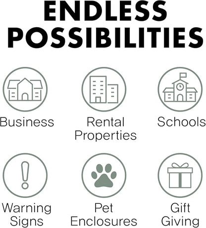 Rustic Custom Metal Sign - Custom Sign for Indoor or Outdoor Use (Rustic Black, 15x15 inches)