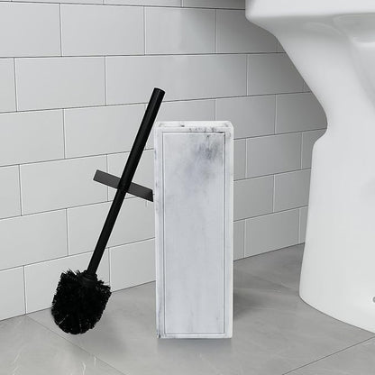 Toilet Brush and Holder Set for Bathroom, Stylish and Durable Cleaning Tool with Modern Design, Compact for Efficient Cleaning