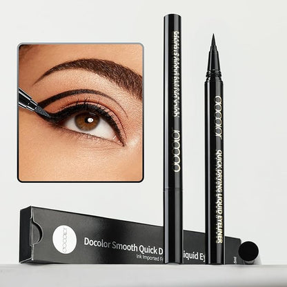 docolor Waterproof Eyeliner Pen Super Slim Precise All Day Black Eyeliner Liquid Professional Makeup Liquid Eye Liner Pencil for Women