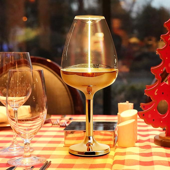 Romantic Cordless Table Lamp Adjustable - Table Lights 3 Modes (Light, Dark, Breathing), Touch Lamp, Battery Operated-IP65 Waterproof for Outdoor Patio/Restaurants/Home/Dinner