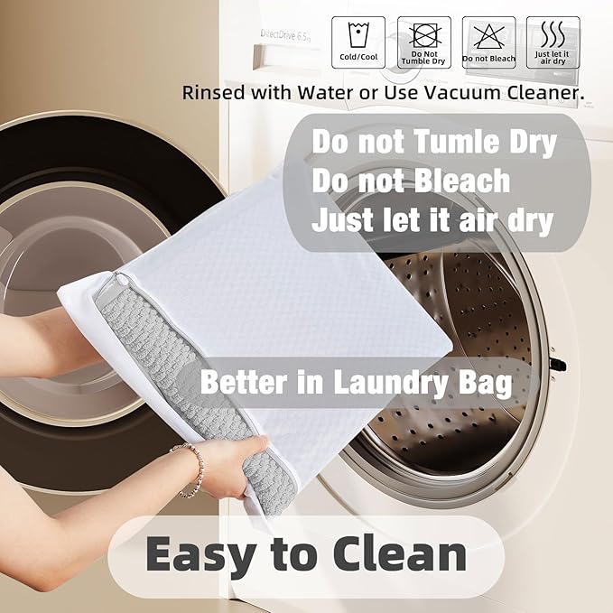 Bathroom Rugs Non Slip Washable, Super Absorbent Thin Bath Mat Quick Dry Low Pile Bathroom Rug, Light Grey 24"x36"