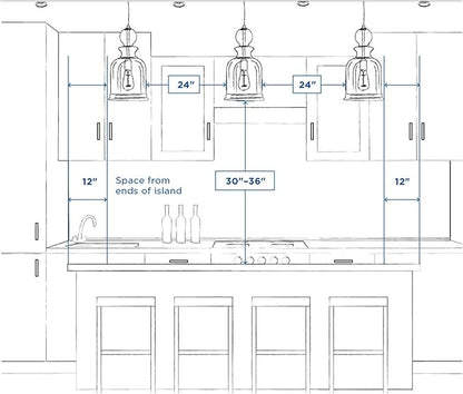 Torino Collection 3-Light Etched Glass Transitional Inverted Pendant Light Brushed Nickel