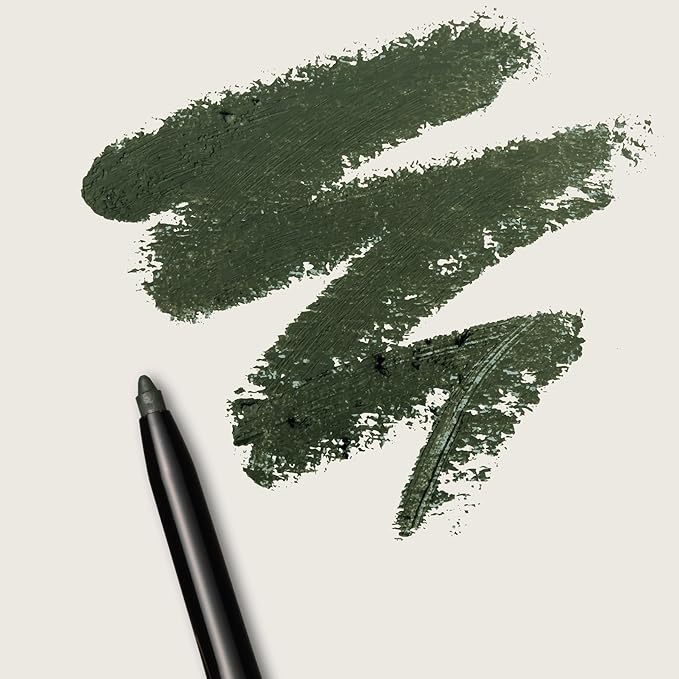 Scandinavia Green Waterproof Eyeliner Pencil - Vegan, Hypoallergenic, Smudge-Proof Gel Eyeliner - Anti-Aging Properties
