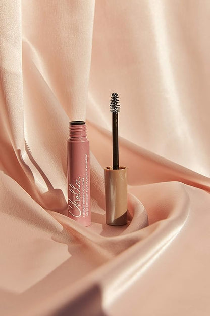 Chella Eyebrow Gel, Defining Clear Eyebrow Gel - Lightweight Formula for Natural, Long Lasting Makeup - Vegan, Cruelty Free, Paraben Free, Gluten Free