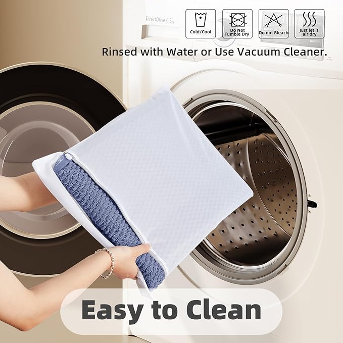 Small Bathroom Rugs Non Slip Washable Bath Rugs Super Absorbent Bathroom Rug Thin Quick Dry Low Pile Bath Mats, Denim Blue 12"x12"