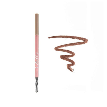 Chella Eyebrow Pencil - Tantalizing Taupe - Vegan, Gluten Free, Cruelty Free, Paraben Free, Long Wearing, Smooth Consistency