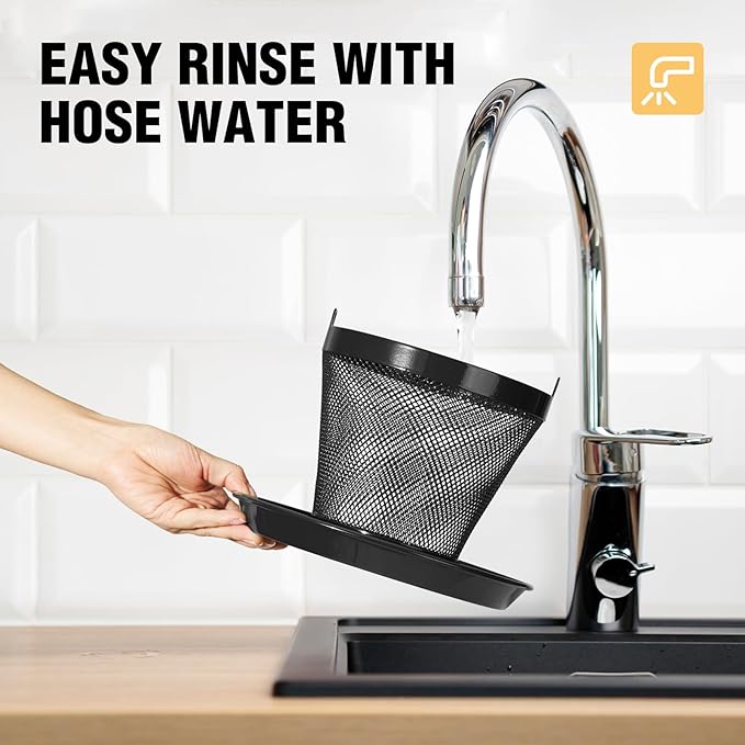 Veehoo Bird Feeders for Outdoors Hanging-Cardinal Bird Feeder with Weatherproof Dome, Wild Meta Finch Feeder for Outside 2.5 lbs Sunflower Seed Capacity, Black