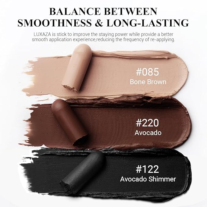 Classic 3PCS Neutral Eyeshadow Stick Makeup Set, Matte Cream Eye Shadow Eyeliner Brightener Pencil Crayon - I2