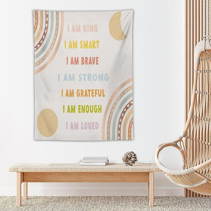 ICMOLYYENLO Boho Plant Aesthetic Tapestry, Abstract Medieval Arch Sun Home Aesthetic Wall Hanging For Bedroom Living Room Dormitory Tapestry 60x60 Inches