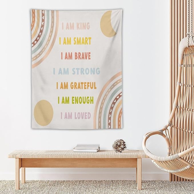 ICMOLYYENLO Boho Plant Aesthetic Tapestry, Abstract Medieval Arch Sun Home Aesthetic Wall Hanging For Bedroom Living Room Dormitory Tapestry 50x60 Inches