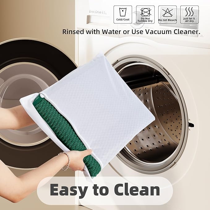 Bathroom Runner Rugs Non Slip Washable Chenille Bath Rug for Long Bath Mats, Dark Green 24"x70"