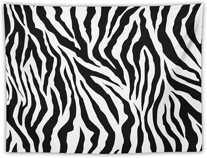 HZOHNAGO Zebra Print Tapestry Nature Wild Animals Black and White Stripe Printed Wall Tapestry Painting Wall Hanging for Bedroom Living Room Dorm 40" W x 30" H