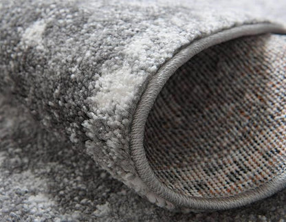 Unique Loom Rosso Collection Vintage, Traditional, Bohemian, Geometric, Distressed, Southwestern Area Rug, 2' 0" x 6' 0", Gray/Ivory