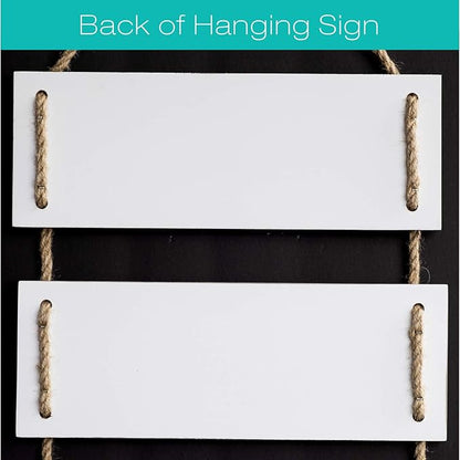 EXCELLO GLOBAL PRODUCTS Large Hanging Wall Sign: Rustic Wooden Decor (Home, Family, Love, Laugh, Live, Happiness) Hanging Wood Wall Decoration (11.75" x 32")