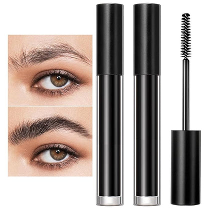 DAGEDA Black Eyebrow Setting Gel, 2 Pack Brow Fix Gel, Waterproof And Sweat-Proof Eyebrow Repair Liquid Brows Styling Beauty Salon Home Use Makeup, 1.81oz
