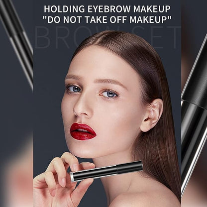 DAGEDA Black Eyebrow Setting Gel, 2 Pack Brow Fix Gel, Waterproof And Sweat-Proof Eyebrow Repair Liquid Brows Styling Beauty Salon Home Use Makeup, 1.81oz