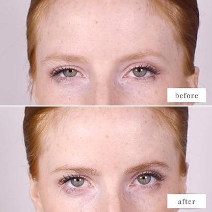 Elizabeth Mott Eyebrow Gel - Queen of the Fill Tinted Brow Filler, Volumizer & Setter - Waterproof, Long-Lasting Brow Makeup to Define & Cover Grays - Smudge-Proof, Cruelty-Free, Auburn,Shade 4g