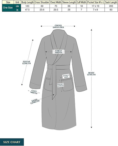 PAVILIA Mens Soft Robe | Warm Fleece Robes for Men, Soft Spa Bathrobe with Shawl Collar and Pockets