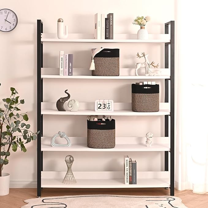 11 Inch Cube Storage Bins, Storage Cube Organizer Bins, Woven Cotton Rope Baskets for Storage, Storage Basket for Organizing Shelves, Square Baskets for Toys Nursery, Black & Jute (Pack of 3)