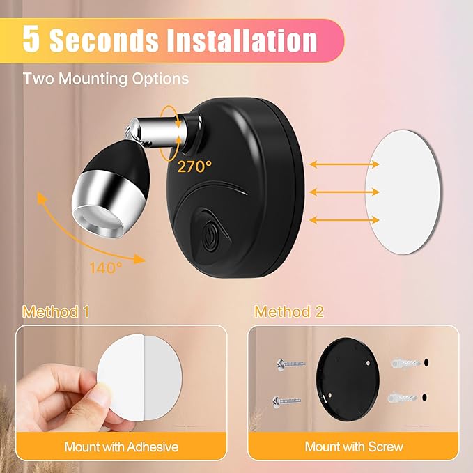 Wireless RGBW Spot Lights Indoor Decor, 4 Pack Floor Uplighting Indoor, 13 Color Changing Tree Light, Picture Light with Remote and Timer, Accent Lights for Plant Christmas Holiday Party