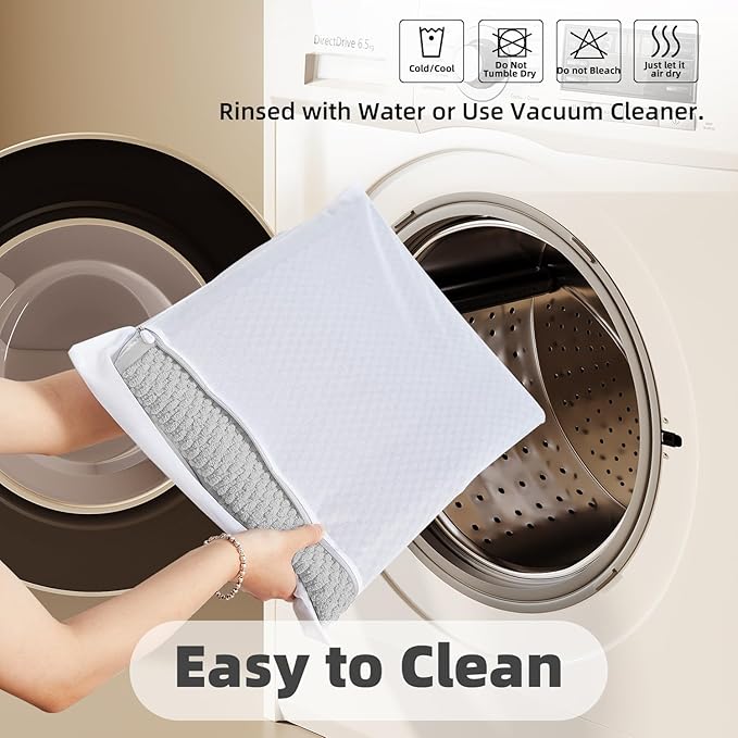 Bathroom Runner Rug, Long Bath Mat Washable Thin Quick Dry Low Pile Bathroom Runner Rugs 24 x 60 Non Slip, Light Grey 24"x60"