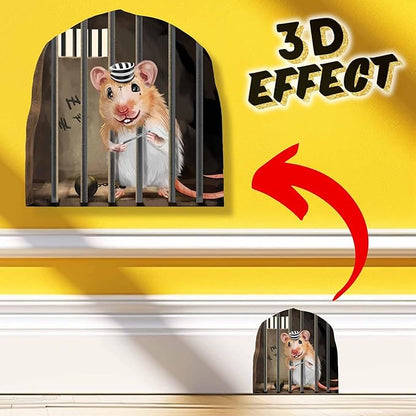 Mouse Reading Book, Wall Decor Sticker Decal, Kids Room, Classroom, Home, Bedroom, Bookcase, Book Lover, of Mice and Men, Children, Adorable, (Mouse Trap)