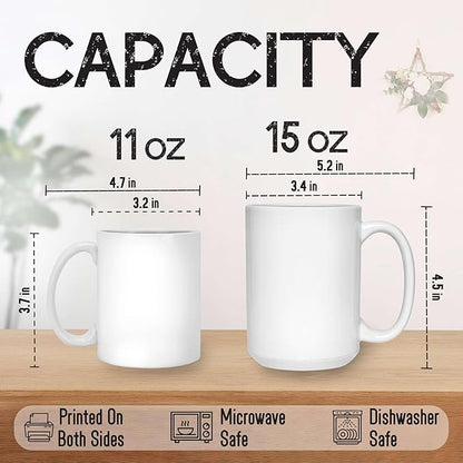 Personalized Flower Blossom Decorative Mug, Custom Name On Flower Coffee Cup, Novelty Floral Accent Mug 11oz 15oz, Customized Flower Lover Ceramic Cup, Gift For Friend Coworker