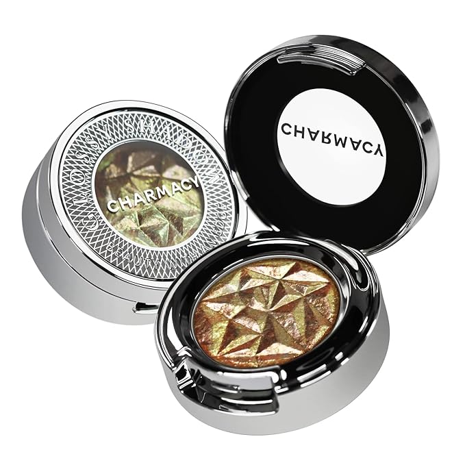 CHARMACY Multichrome Eyeshadow, Insane Shifters Chameleon Eyeshadow, Creates High-Impact, Glitter Metallic Eye Looks, 100% Vegan and Cruelty Free, 1.9g (#808)