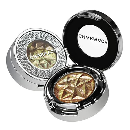CHARMACY Multichrome Eyeshadow, Insane Shifters Chameleon Eyeshadow, Creates High-Impact, Glitter Metallic Eye Looks, 100% Vegan and Cruelty Free, 1.9g (#808)
