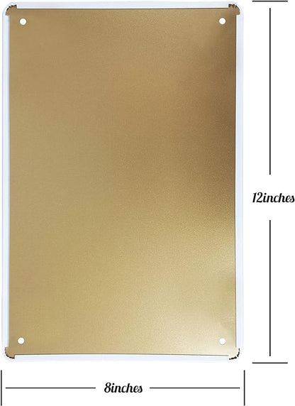 Vintage Tin Sign Retro Metal Funny Warning Mad Scientist At Work Signs for Home Decor Stylish Wall Art Plaques Gift for Bathroom Kitchen and Gothic Wall Decor in Every Room 12x8 in