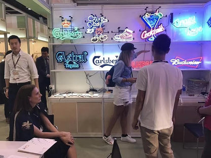 Auto Detailing Shop GLASS Neon Signs,GLASS Neon Light for Office Cafe Party Man Cave Neon Light Art Wall Lights 24 X 20 Inches