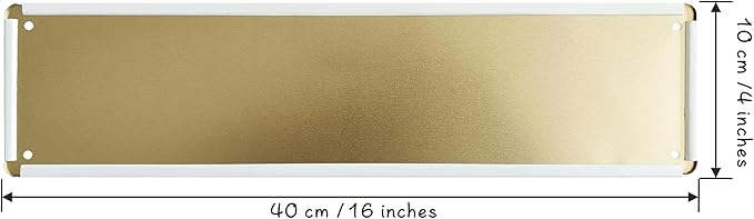 Vintage Tin Sign Retro Metal Pinche Way Signs Stylish Wall Art Plaques for Home Decor Bathroom Kitchen House and Gothic Wall Decor or as a Unique Poster 16x4 in