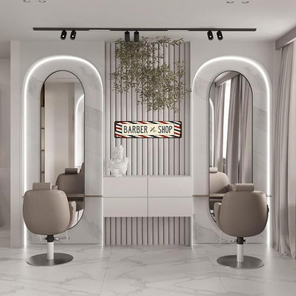 Barber Shop Decor Accessories - Barbershop Poster Metal Tin Signs Vintage Wall Art, Barber Gifts for Men Haircut Decorations 4x16 Inch