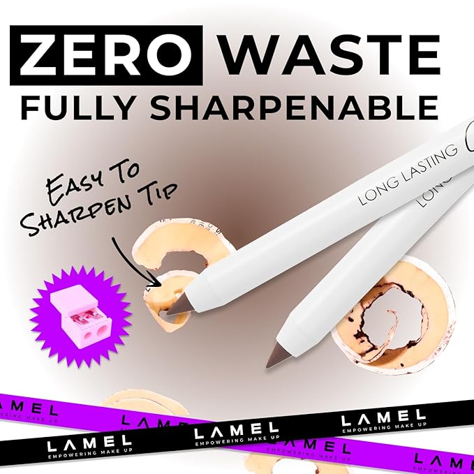 Brown Green Eyeliner, Ultra Long Lasting Gel Eyeliner Pencil, Waterproof Eye Liner, Smudge Proof, Creamy Eye Pencil, Sweat Proof Makeup, Highly-Pigmented (408 Shade)