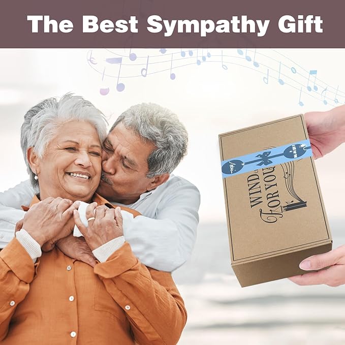 ASTARIN 36" Large Deep Tone Personalized Sympathy Wind Chimes, Memorial Wind Chime for Loss of Mother Father Loved One, Bereavement Gifts Decor Outdoor Patio Garden Graveyard(Produced in USA)