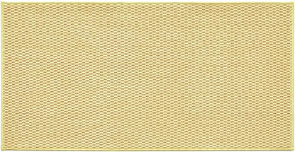 Bathroom Rugs Non Slip Washable, Super Absorbent Thin Bath Mat Quick Dry Low Pile Bathroom Rug, Yellow 24"x47"