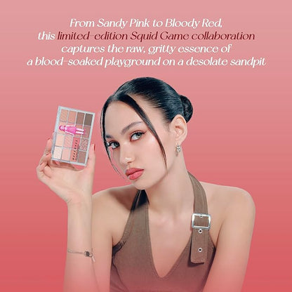 WM X NETFLIX SQUID GAME Soft Blurring Eye Palette 24 Bloody Game Blurring, eye palette