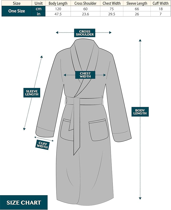 PAVILIA Mens Soft Robe | Warm Fleece Robes for Men, Soft Spa Bathrobe with Shawl Collar and Pockets