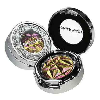 CHARMACY Multichrome Eyeshadow, Insane Shifters Chameleon Eyeshadow, Creates High-Impact, Metallic Eye Looks, 100% Vegan and Cruelty Free, 1.9g (#803)