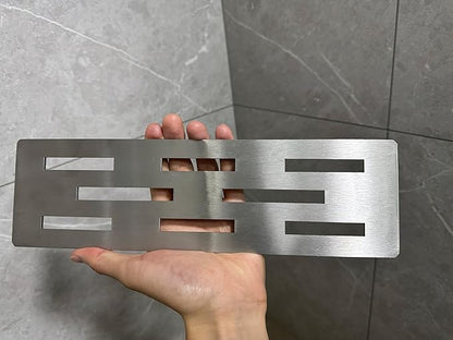 Shower Niche Shelf for 12 Inch Tile Prefab Niches, Fits 1/8 inch Grout Lines, Brushed 304 Stainless Steel