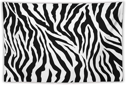 HZOHNAGO Zebra Print Tapestry Nature Wild Animals Black and White Stripe Printed Wall Tapestry Painting Wall Hanging for Bedroom Living Room Dorm 60" W x 40" H