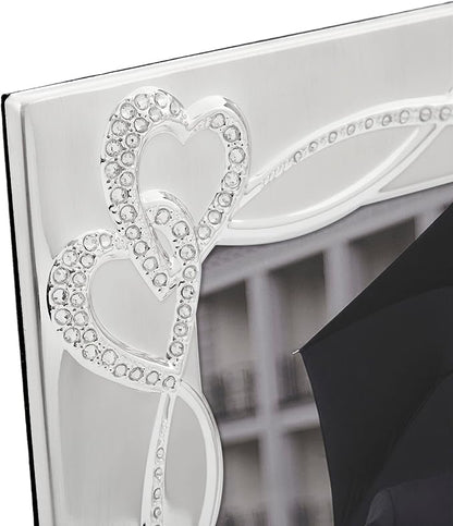 THINGS REMEMBERED Engraved Intertwined Heart 5" x 7" Picture Frame (Free Customization)