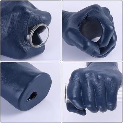 Blue Wall Sculpture,Wall Art Bedoroom,Hand Vase,Funky Flower Vase Decorations,Unique Wall Statue,Home Decor Art