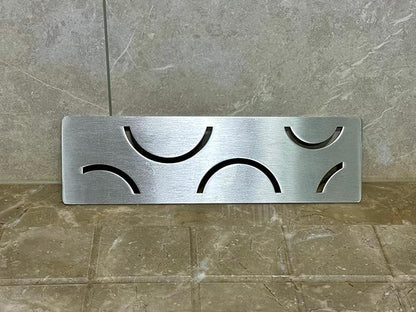 Shower Niche Shelf for Prefabricated Kerdi Board SN/-SNLT, Curve Design, Brushed 304 Stainless Steel