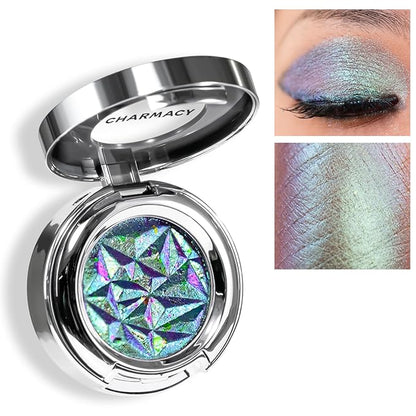 CHARMACY Multichrome Eyeshadow, Insane Shifters Chameleon Eyeshadow, Creates High-Impact, Glitter Metallic Eye Looks, 100% Vegan and Cruelty Free, 1.9g (#804)