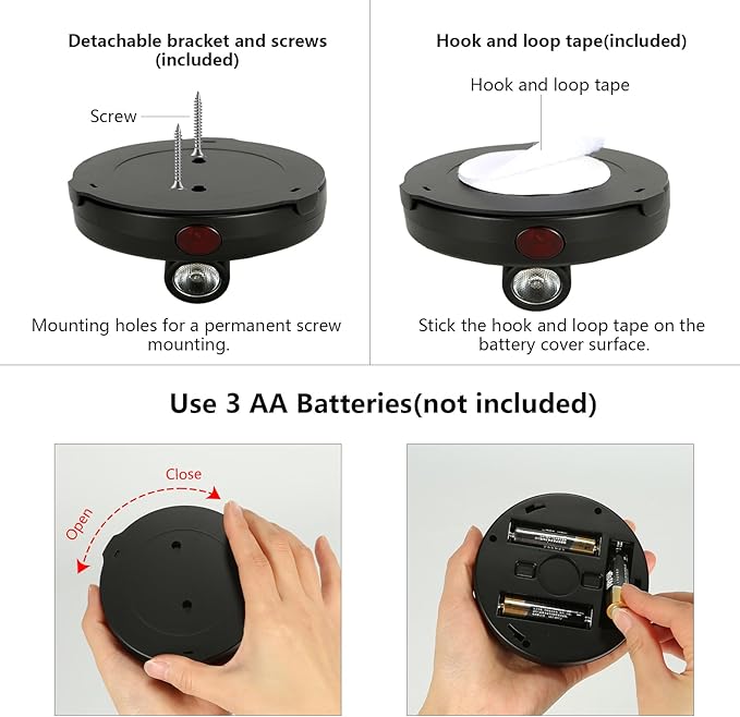 Cordless Spotlight Battery Operated, Indoor Plant Light, LED Display Puck Lights, Dimmable Accent Lighting with Remote, Uplight for Picture Tree Painting Gallery Dartboard Art Photo