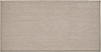 Bathroom Rugs Non Slip Washable, Super Absorbent Thin Bath Mat Quick Dry Low Pile Bathroom Rug, Beige 24"x47"
