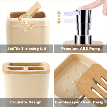 Beige Bathroom Accessories Set with Glitter Shower Curtain and Rugs,Bathroom Sets with Extra Soft and Absorbent Bath Rugs Sequin Shower Curtain Green Bathroom Sets for Bath Decor