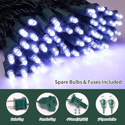 150 LED White String Lights - LED Christmas Decoration, Mini led Lights for Indoor Outdoor Home Holiday Party Wedding Independence Day Decoration