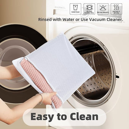 Bathroom Rugs Non Slip Washable, Super Absorbent Thin Bath Mat Quick Dry Low Pile Bathroom Rug, Pink 20"x48"